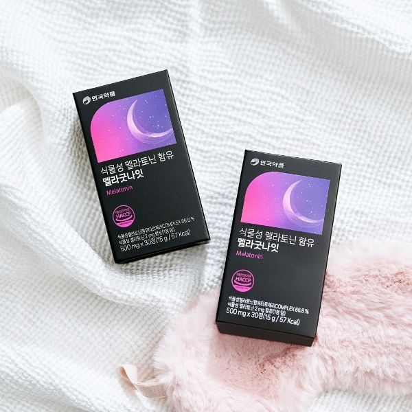 [안국약품] 멜라굿나잇 식물성 멜라 토닌 2mg 함유 30정, 3박스