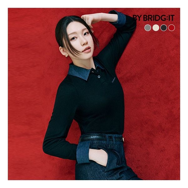 [바이브리짓] 26FW 셔츠 레이어드 니트 4종