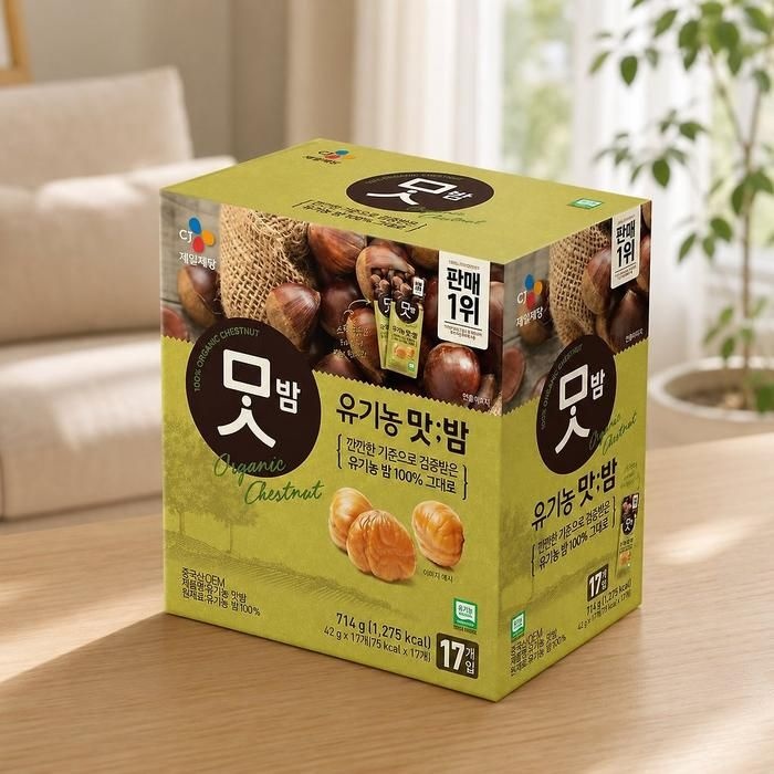 CJ 유기농맛밤 42g x 17pk 코스트코 두레샵2609 [603724]