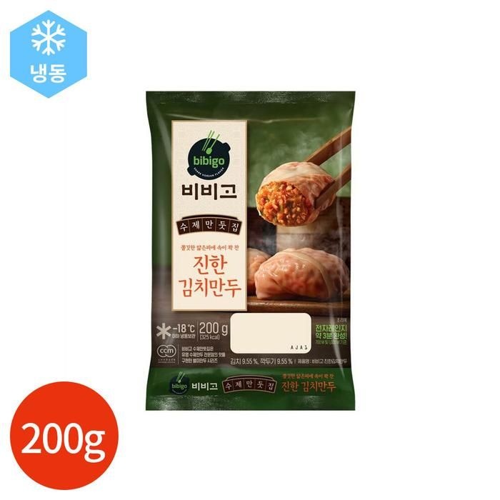 CJ 비비고 수제만둣집 진한 김치만두 200g x 3봉