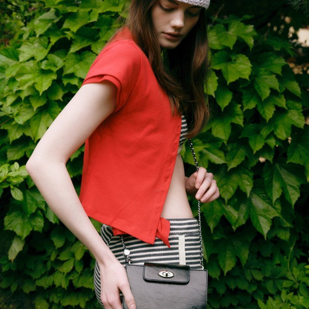 LF 질바이질스튜어트 JILL BY JILLSTUART [안나] 스몰 체인 크로스백 4color JLBA5E021BK JLBA5E022WT JLBA5E024SV JLBA5E023P2