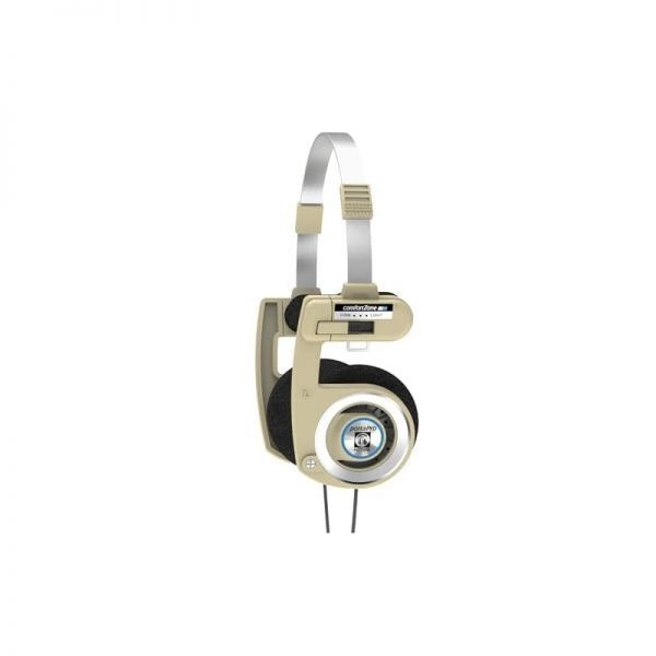 Koss 스토어 방문하기 [해외] Koss Porta Pro 한정판 리듬 베이지 온이어 헤드폰, 인라인 마이크, 볼륨 컨트롤 및 터치 리모컨, 휴대용 하드 케이스