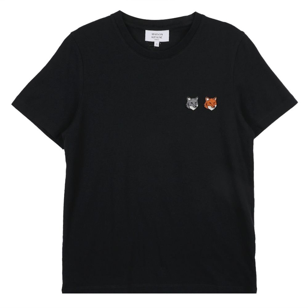 메종키츠네 더블 볼드 폭스 헤드 레귤러 티셔츠 OW011CF-KJ0008-P190