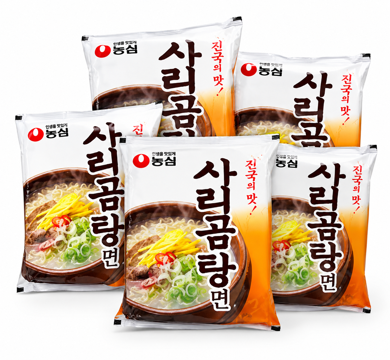 농심 사리곰탕면 110g 40개