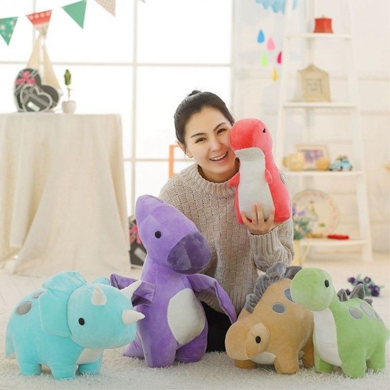 지유아울렛 JIYU 아기 공룡 인형 티라노 익룡 트리케라톱스 애착 동물