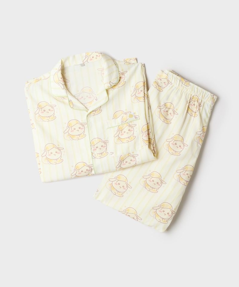 SPAO 먼작귀 먼가 작고 귀여운 긴팔 파자마 REYellow SPPPG49U12