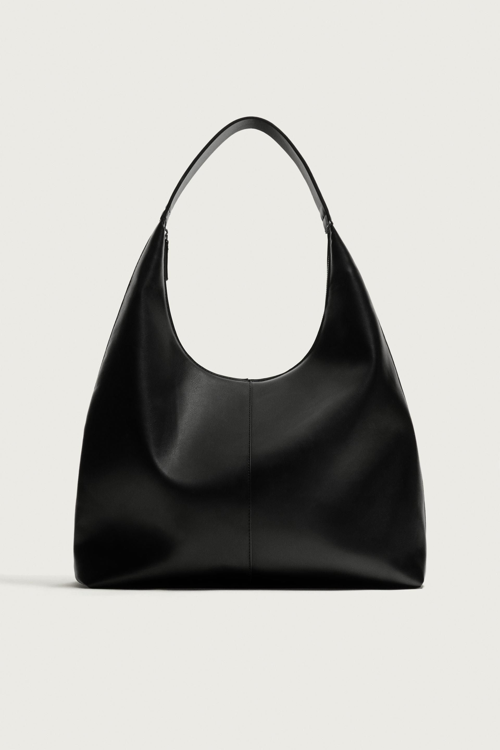 [매장정품] ZARA 플레인 토트백 - 블랙 3312/820/800 3312/820