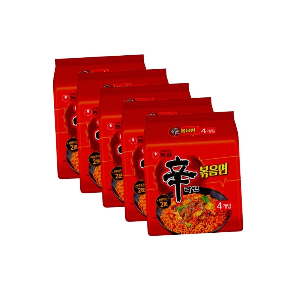 신라면 볶음면 131g 4입 X 5개 20개