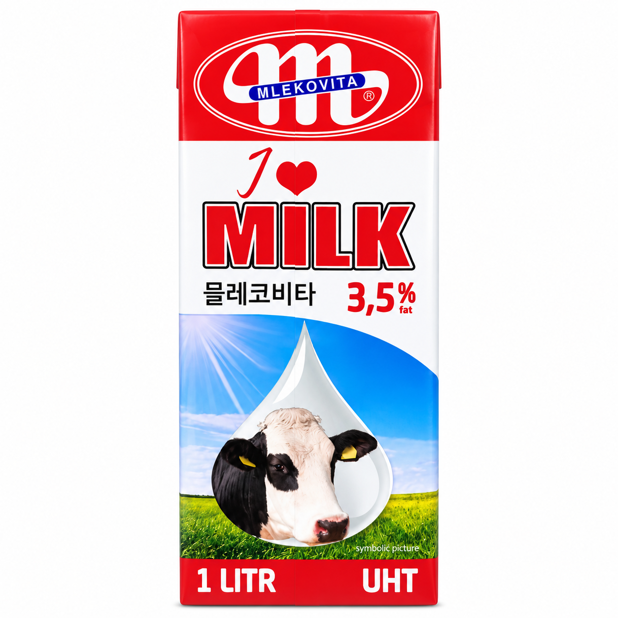 SPOLDZIELNIA MLECZARSKA MLEKOVITA 믈레코비타 3.5퍼센트 멸균우유