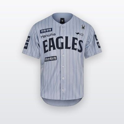 HANWHA EAGLES ハンファ・イーグルス 25 シーズン ハンファイー・イーグルス アセンティック遠征制服 グレー 478137