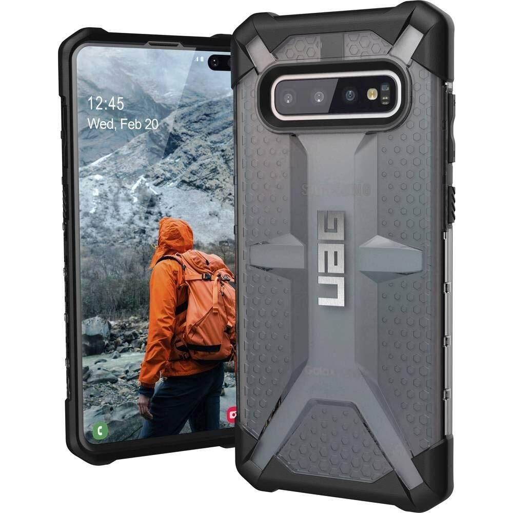 URBAN ARMOR GEAR [해외] UAG 삼성 갤럭시 S10 플러스 [6.4인치 스크린] 플라즈마 [애쉬] 군용 낙하 . 폰 케이스 419033