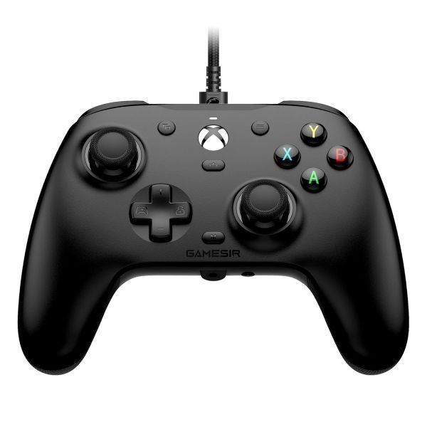 GameSir [해외] GameSir G7 HE 유선 Xbox 컨트롤러 시리즈 X S One Windows 10 11 PC용 라이선스 비디오 게임 홀 효과 스틱 탑재 블랙 276666