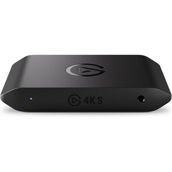 Elgato [해외] Elgato 엘가토 4K S – PS5 Xbox 시리즈 X 스위치 2 PC Mac iPad용 외장 캡처 카드 4K60 1440p120 또는 1080p240 패스스루 HDR10 VRR US