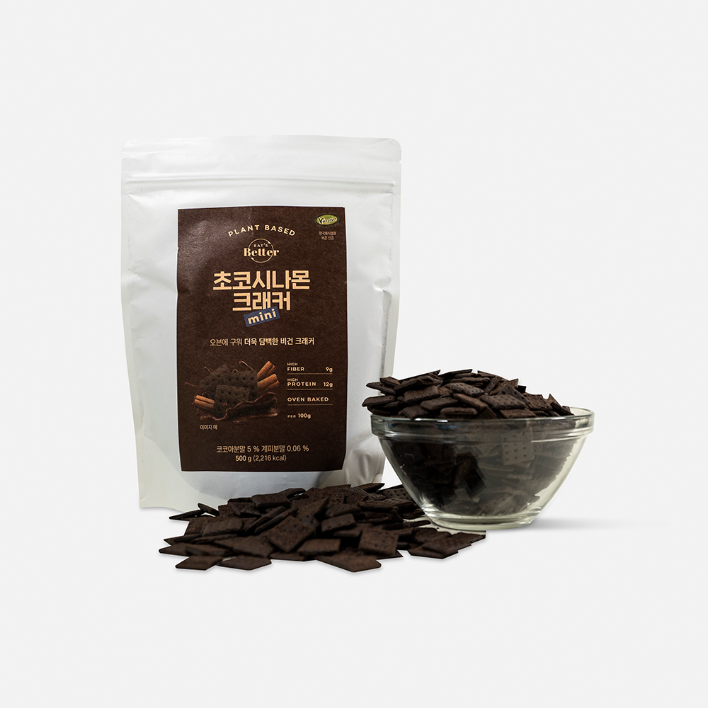 잇츠베러 [대용량 할인] 잇츠베러 미니초코 크래커 500g 사무실 유치원 간식 대용량 벌크 식단