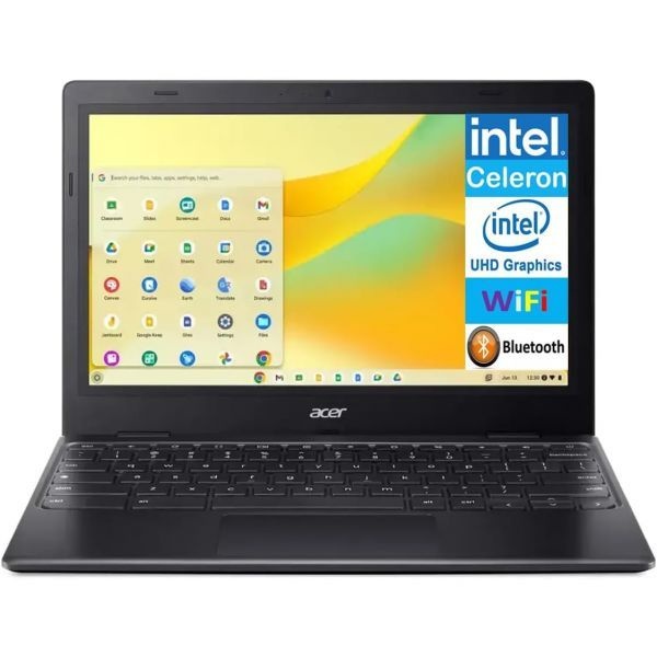 Acer [해외] 에이서 크롬북 311 CBOA311 1H C90F 11.6인치 HD 디스플레이 인텔 셀러론 N4500 듀얼 코어 4GB LPDDR4X RAM 64GB eMMC UHD 그래픽 블