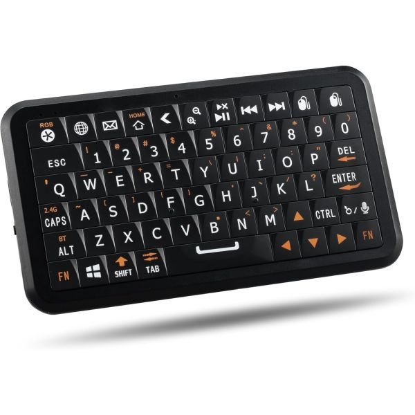 Phistone [해외] Winmax B1 Pro Mini 무선 키보드 솔리드 스테이트 레트로 클릭 키캡 84g 초경량 30일 배터리 블루투스 2.4G 에어 마우스
