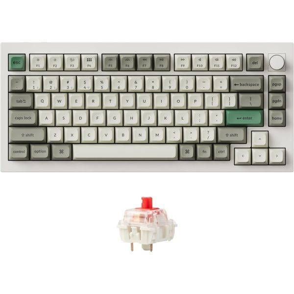 Keychron [해외] Keychron 키크론 Q1 Max RGB QMK VIA 커스텀 기계식 키보드 풀 메탈 프로그래밍 가능 노브 2.4GHz 블루투스 유선 핫스왑 가