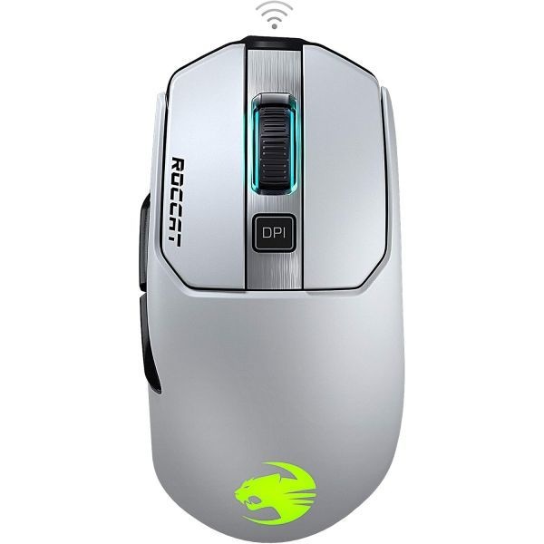 ROCCAT [해외] ROCCAT Kain 202 PC 게이밍 무선 마우스 AIMO RGB 조명 16000 DPI 광학 Owl-Eye 센서 인체공학적 USB 컴퓨터 클로 그립 오래 지