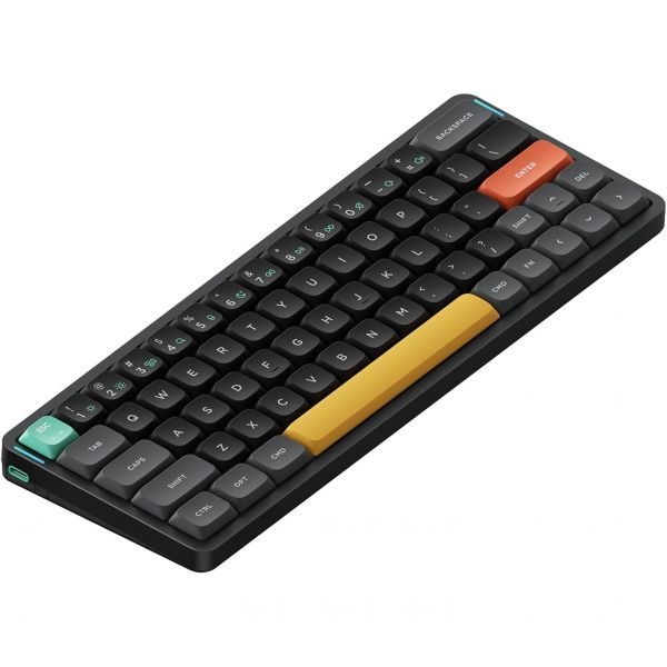 nuphy [해외] nuphy 누피 Air60 V2 휴대용 무선 키보드 60% 로우 프로파일 기계식 QMK VIA 지원 Windows macOS Linux 호환 Bluetooth 5.1 2.4GHz 유