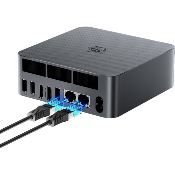 Beelink [해외] Beelink 비링크 SER5 MAX 미니 PC AMD Ryzen 7 6800U 최대 4.7GHz 8C 16T 24GB LPDDR5 RAM 500GB PCIe4.0x4 SSD 4K 트리플 디스플레이 WiFi 6 BT