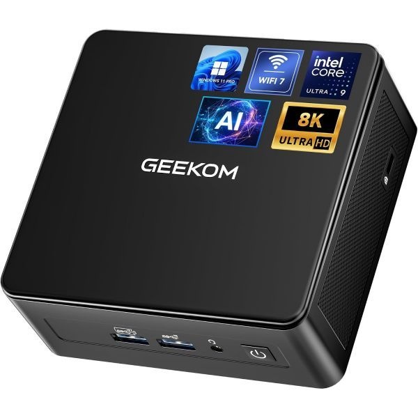 GEEKOM [해외] GEEKOM IT13 미니 PC 2025 13세대 인텔 i9 13900HK 프로세서 32GB RAM 2TB NVMe SSD 윈도우 11 Pro USB 6개 8K 쿼드 디스플레이 WiFi 6E S