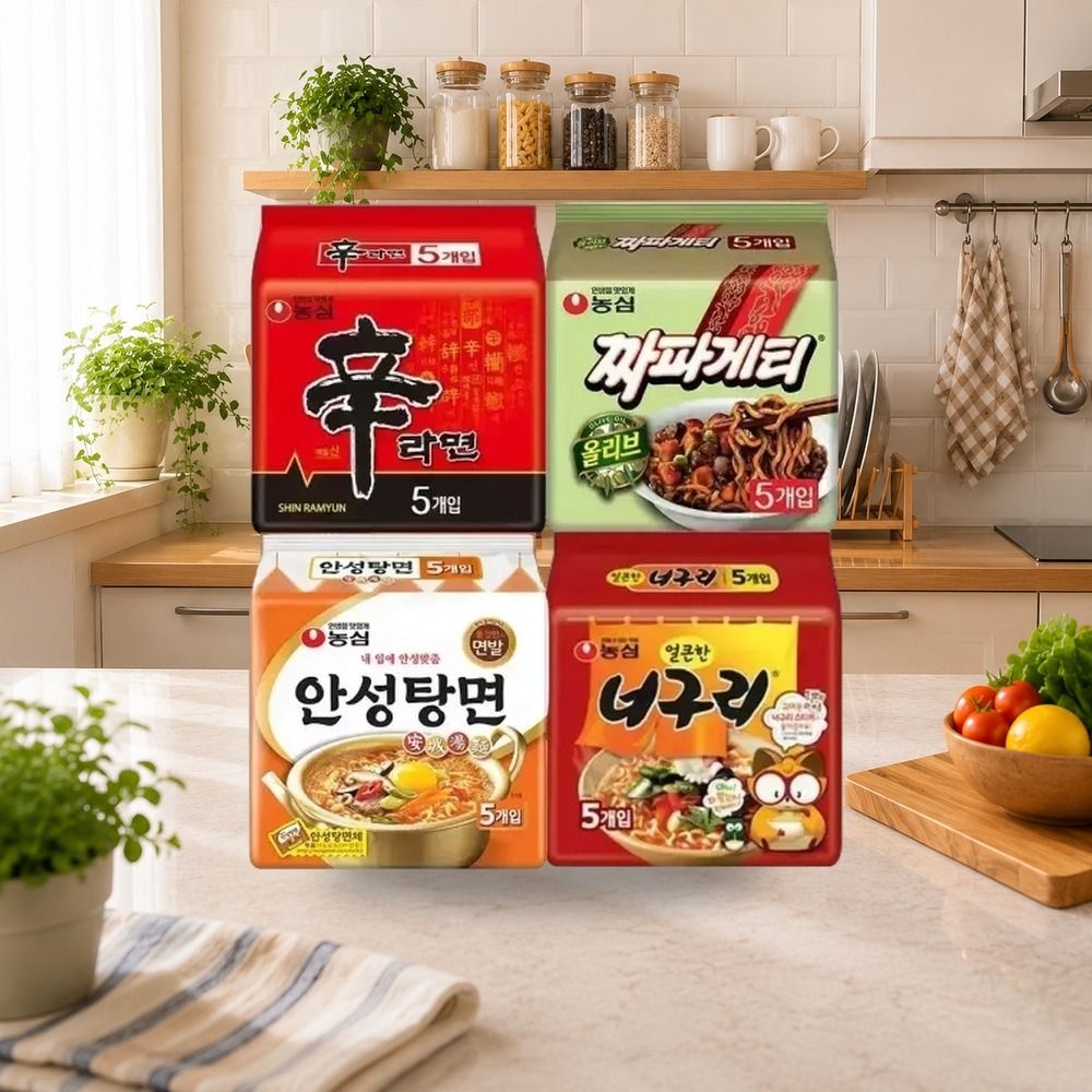 농심 신안너짜 신5 안5 너5 짜5