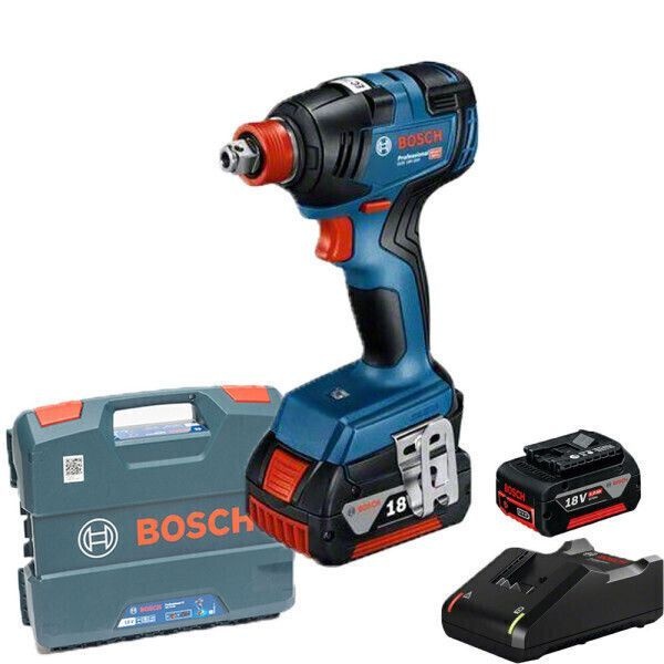 보쉬 보쉬 GDX18V 200 충전임팩드라이버 렌치 겸용 5.0Ah 배터리 2개 세트 180후속