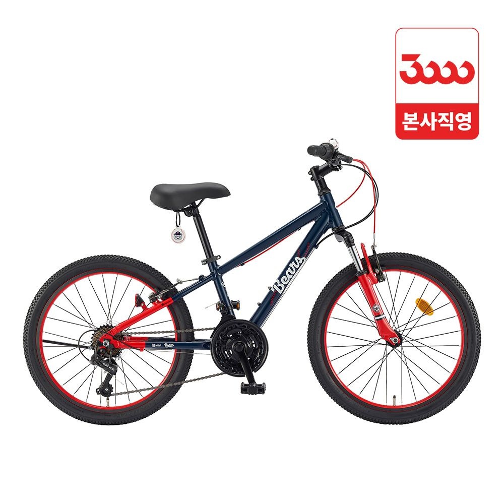 삼천리자전거 [KBO] 두산 베어스 22인치 21단 주니어 MTB 자전거 완조립 삼천리 2026