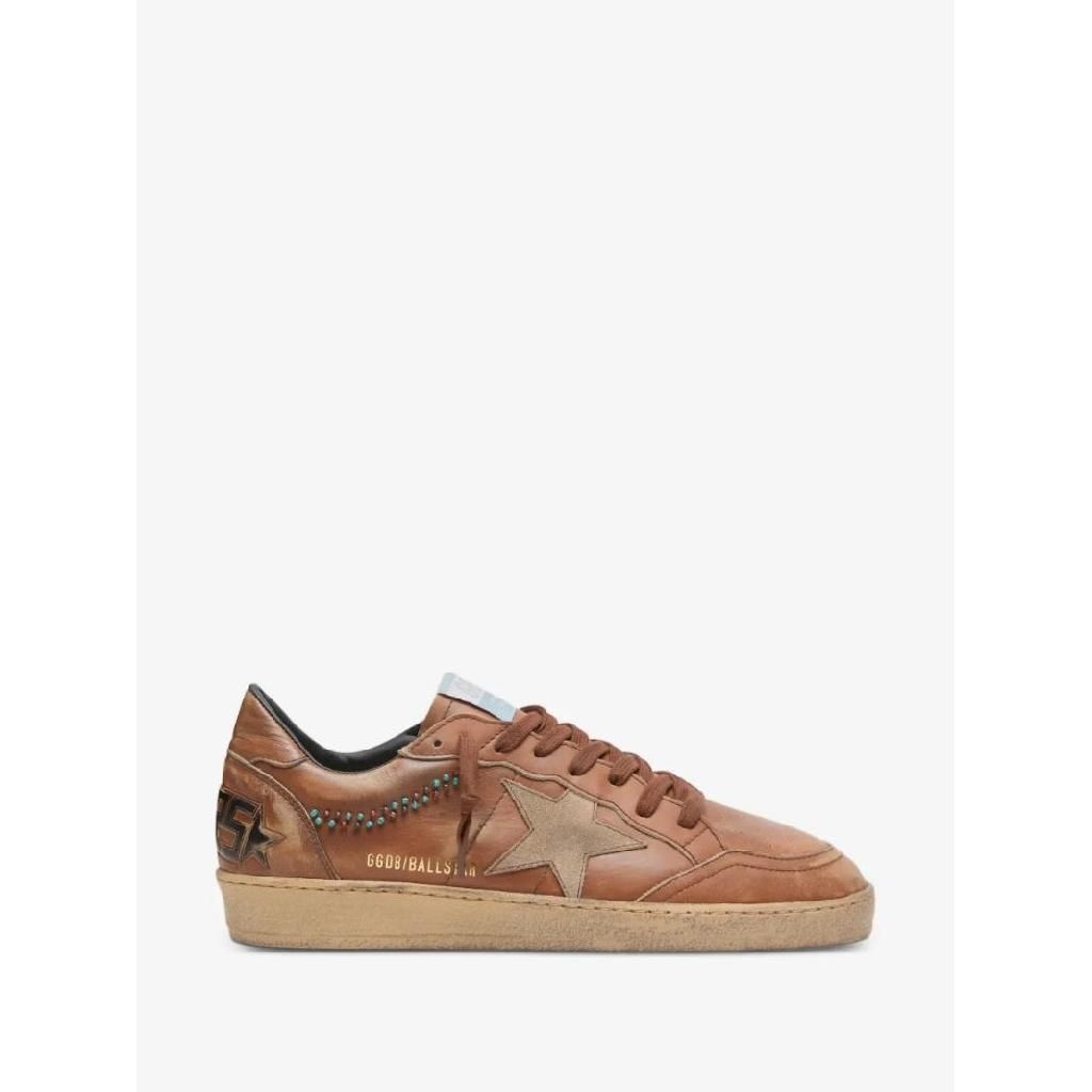 Golden Goose Golden Goose 볼 스타 스웨이드 스타 앤 비즈 레더 스니커즈 GMF00117F008564 TP454730468