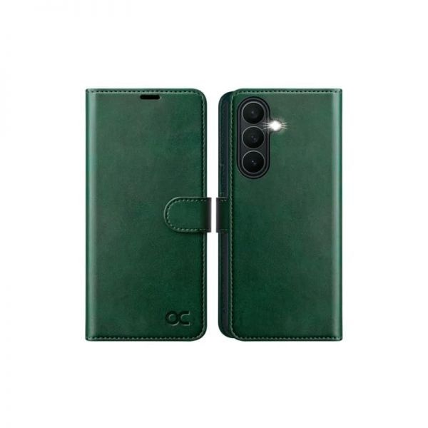 OCASE 스토어 방문하기 [해외] OCASE 삼성 갤럭시 S26 지갑 케이스, 카드 홀더, 블랙키쉬 블루 450639