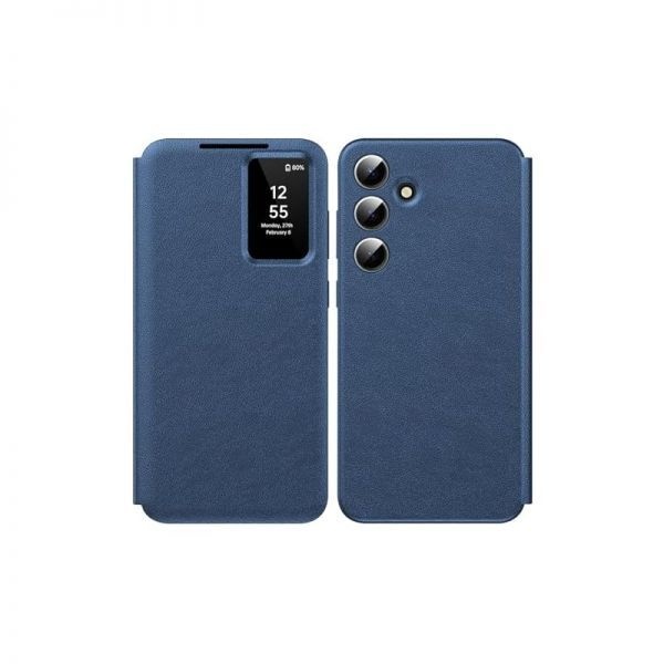 ByteRock 스토어 방문하기 [해외] for Samsung S26 FE Case with Smart Small Screen View, View Cover Blue 450645