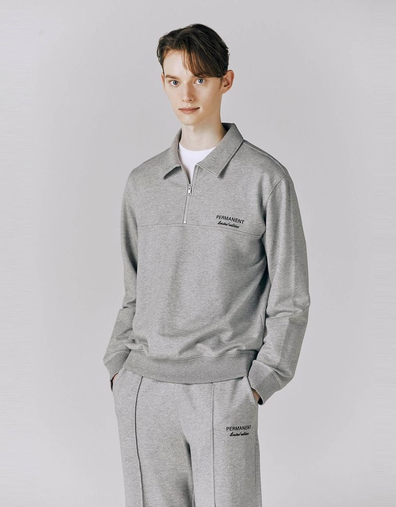 CONCEPTS1ONE 컨셉원 CONCEPTS1ONE 프린트 테리 폴로 하프집업 맨투맨 10024504024504 [2color] 5005023100 179364