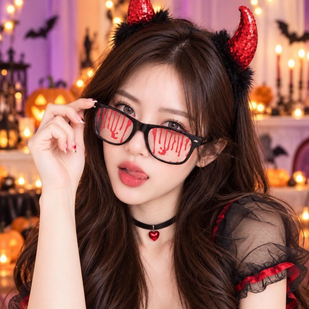 큰손할인 협력사 할로윈 블러드 안경 뿔테 코스튬 호러분장 파티 이벤트 포토존 소품
