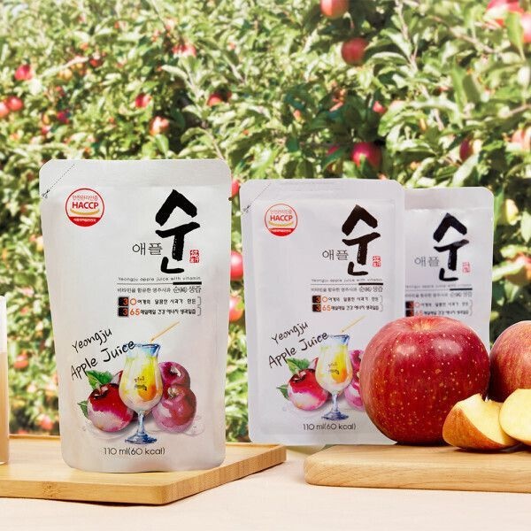 사과즙 애플순 100ml x 80포 NFC 착즙 621988