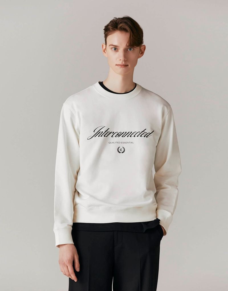 CONCEPTS1ONE 컨셉원 CONCEPTS1ONE 프린트 테리 크루넥 맨투맨 10024503024503 [2color] 5005023099 179366