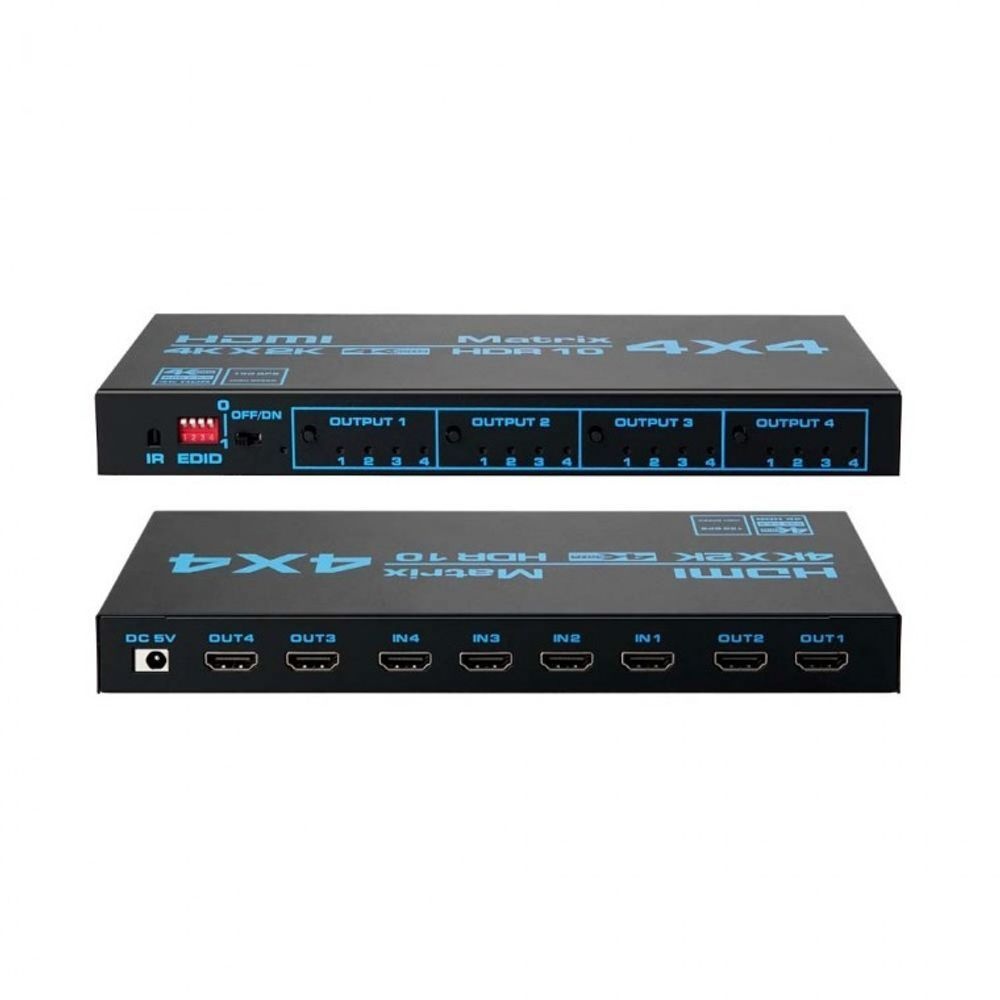 컴스 4K HDMI 4x4 매트릭스 스위치 게임기 블루레이 노트북 컴퓨터 DVD