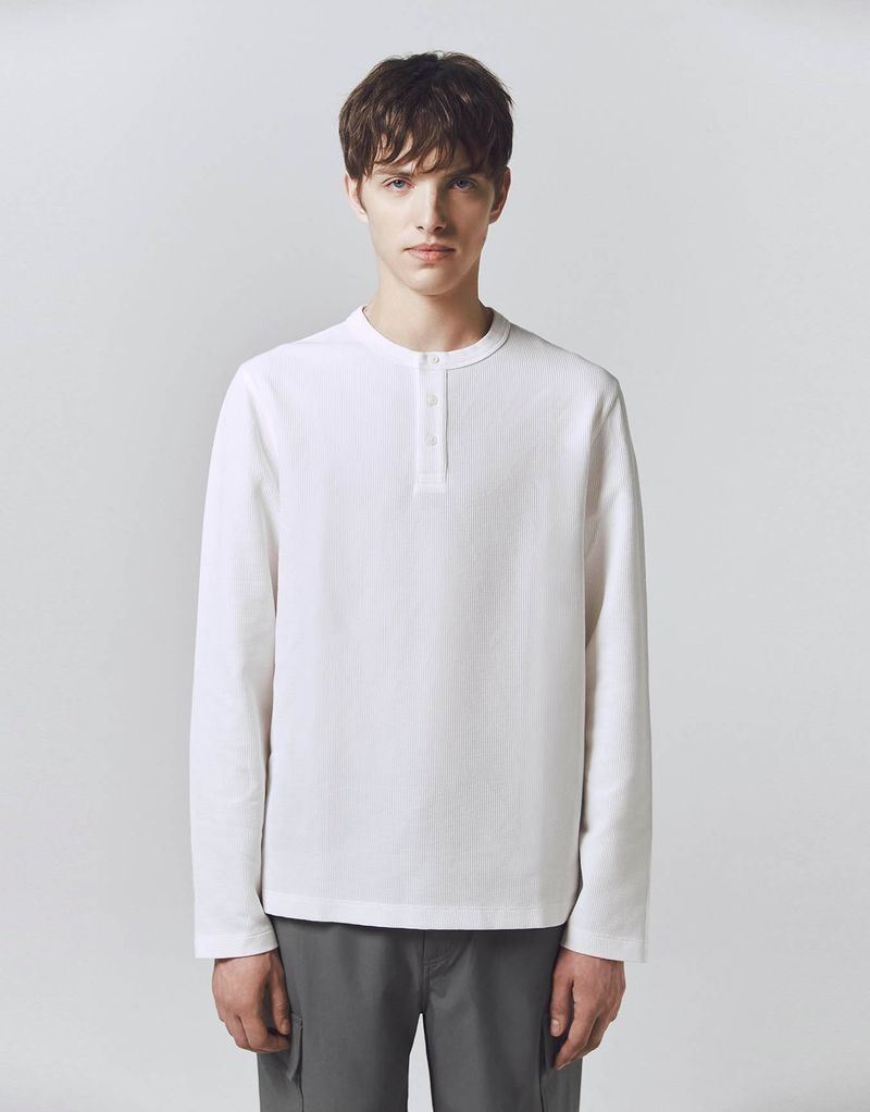 CONCEPTS1ONE 컨셉원 CONCEPTS1ONE 텍스쳐드 헨리넥 긴팔티 10025504025504 [2color] 5007370118 179295