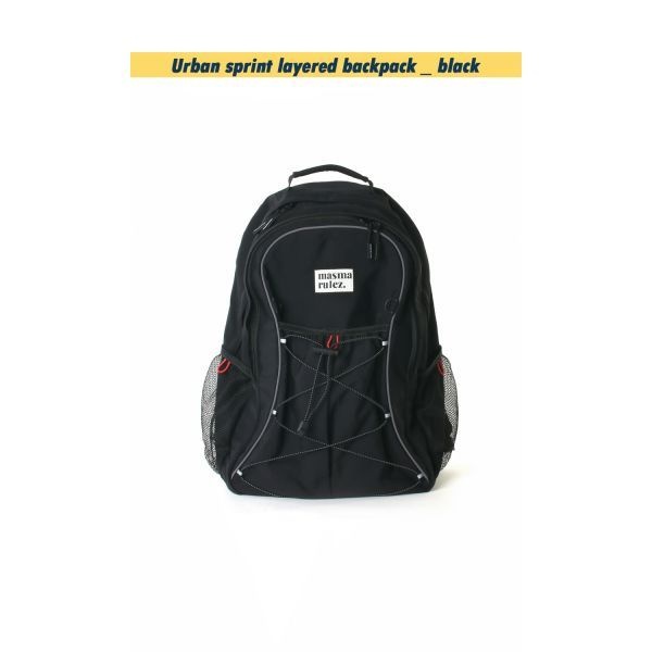 마스마룰즈 MASMARULEZ Urban sprint layered backpack_Black5013286238 124176
