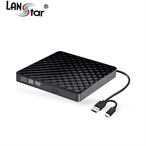 랜스타 휴대용 외장 cd 롬 타입 외장 dvd 롬 노트북 3.0