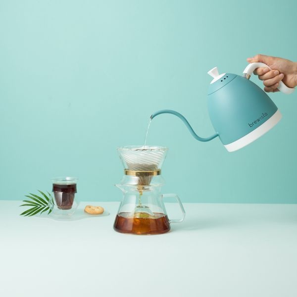 브뤼스타 아티산 전기드립포트 프로 600ml - 아쿠아 518083