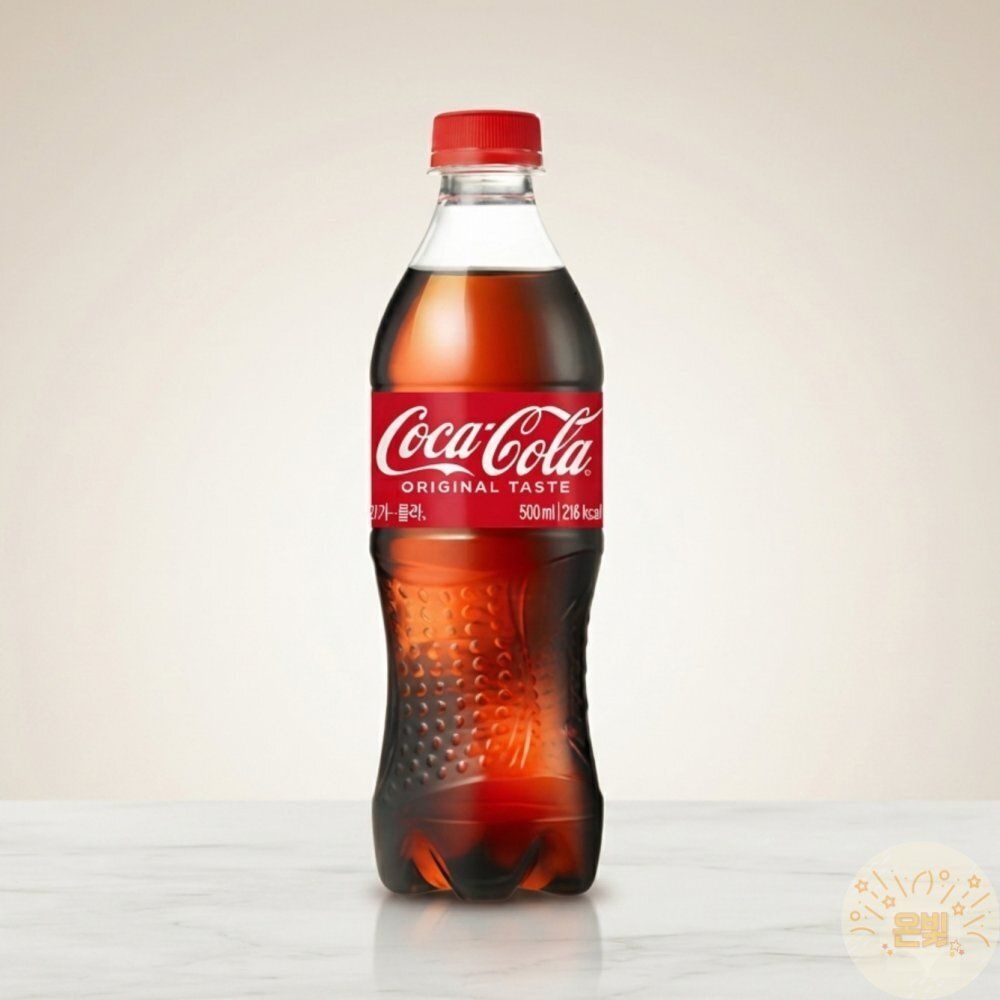 코카콜라 온빛마켓 코카콜라500ML 24페트 업소용 수련회간식스튜디오간식 학교간식