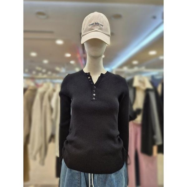 부루앤쥬디 [하프클럽]부루앤쥬디 세이브존03 부루앤쥬디 스트링 슬림 니트 AGBBRCPO105CA