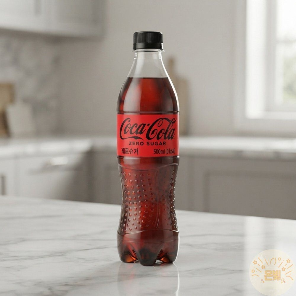 코카콜라 온빛마켓 코카콜라제로24페트 500ML 단체음료 제로콜라