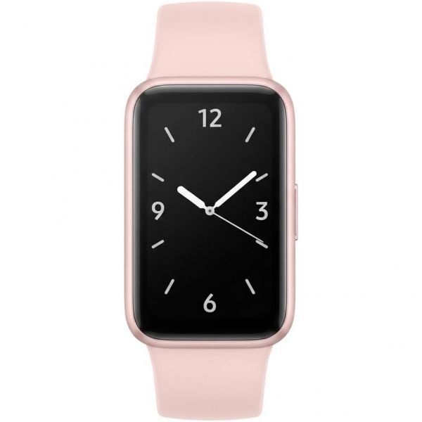 Samsung [해외] SAMSUNG Galaxy FIT 3 2024 1.6인치 AMOLED 디스플레이 14일 배터리 수명 100개 이상의 워치페이스 운동 모드 국제 모델 핑크