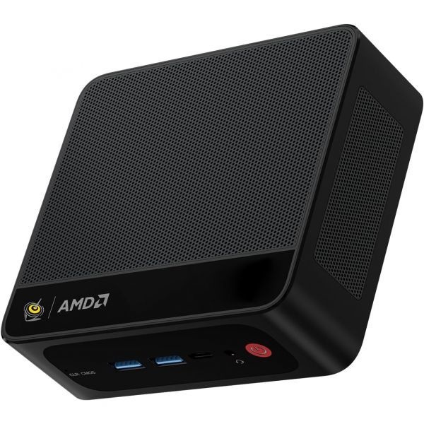 Beelink [해외] AMD Ryzen 7 6800H 32GB LPDDR5 1TB NVMe M.2 SSD DP HDMI Type c 트리플 디스플레이 출력 WiFi6 BT5.2 2.5G LAN W 11 미니 컴퓨터를 탑재한