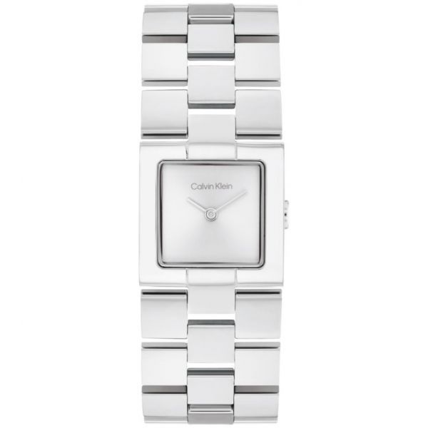 Calvin Klein [해외] 캘빈클라인 캘빈클라인(Calvin Klein) 여성용 CK 메리디안 실버 스틸 브레이슬릿 손목시계 22mm 1024226