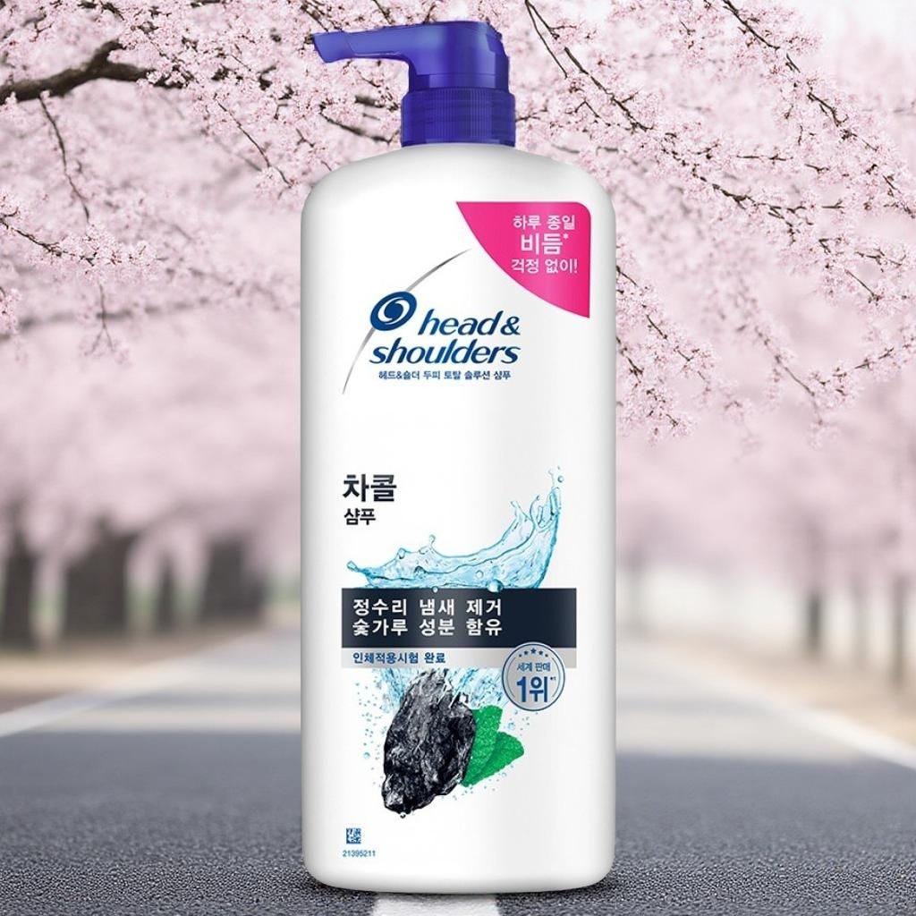 헤드앤숄더 두피샴푸 두피비듬샴푸 차콜 샴푸 1.1L 1개