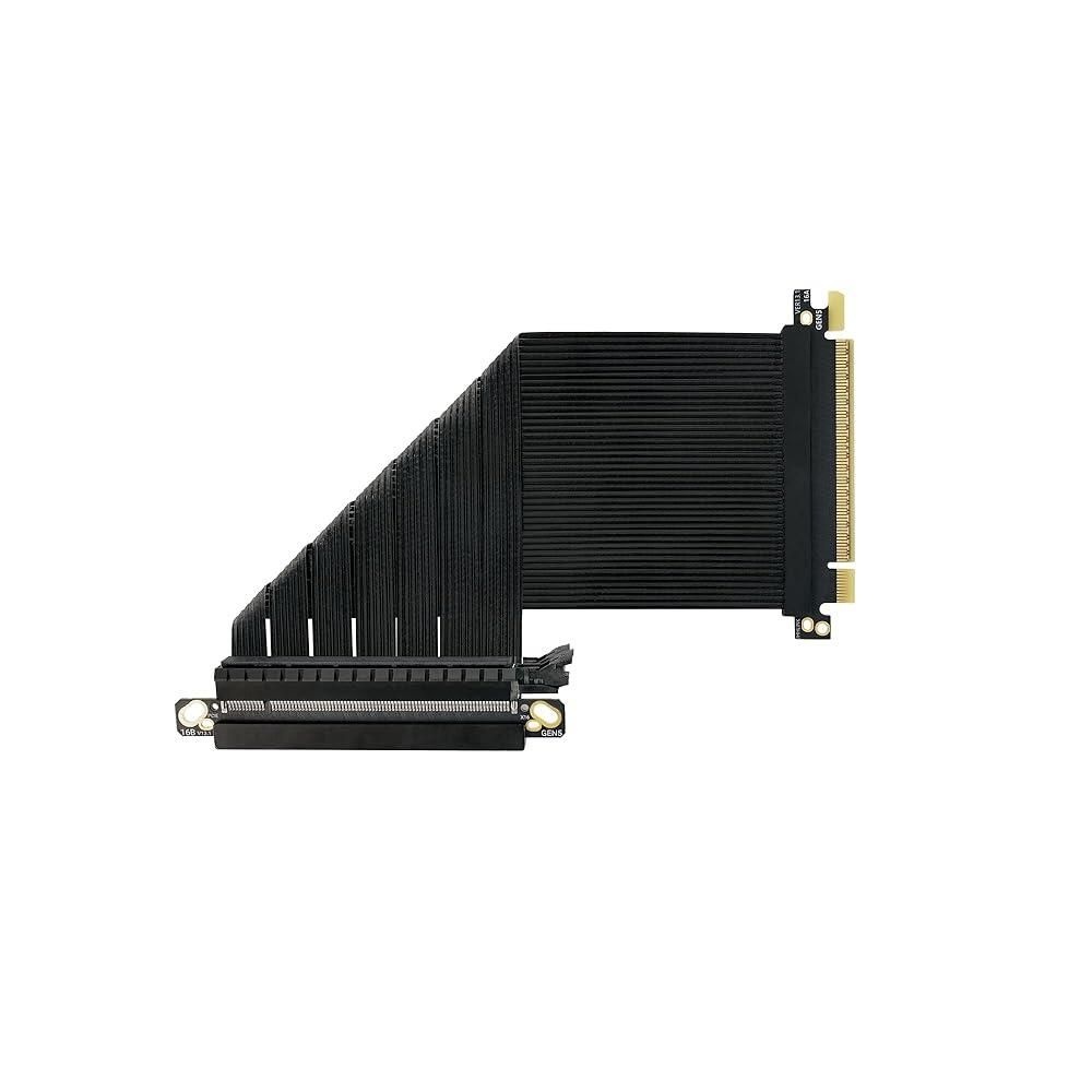 SSUPD [해외] SSUPD PCIe 5.0 x16 라이저 케이블 200mm – 32GT/s 전송, 64GB/s (256Gbps) 대역폭 - GPU RTX 5090/5080 & RX 9070 XT 및 ITX 케이스 지원 4