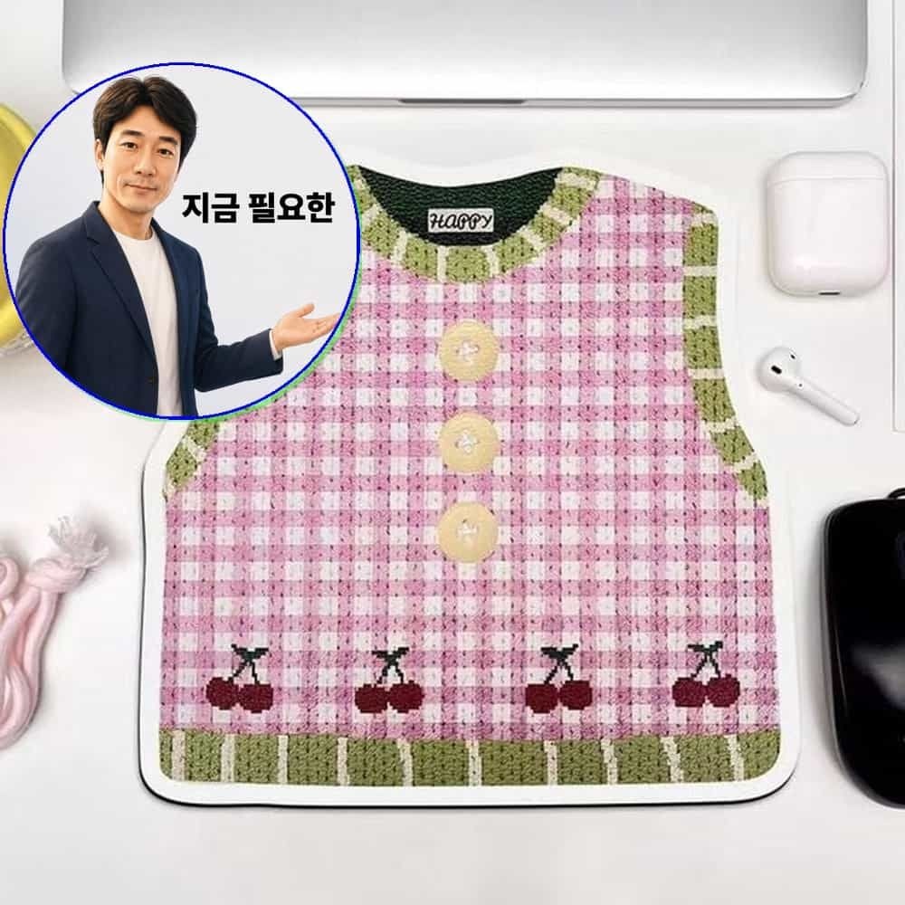 쌍문상회 협력사 지금 필요한 디자인 사무용 귀여운 예쁜 특이한 여성 패턴 마우스패드