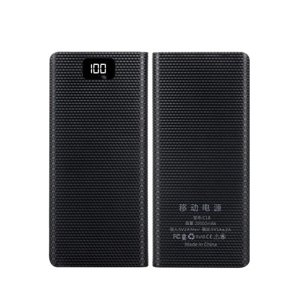 DIY 8*18650 배터리 보조베터리 케이스 20000mAh 듀얼 USB 유형 C 홀더 쉘 전화 충전을 위한 납땜 보관함 없음